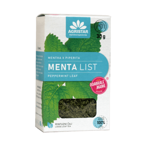 Menta list (Mentha x piperita)